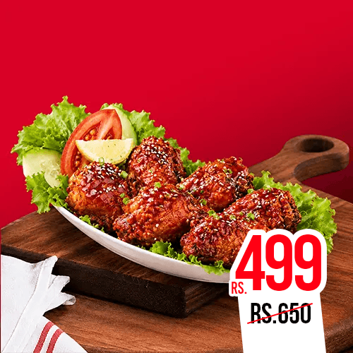 Spicy Korean Wings (6pcs)