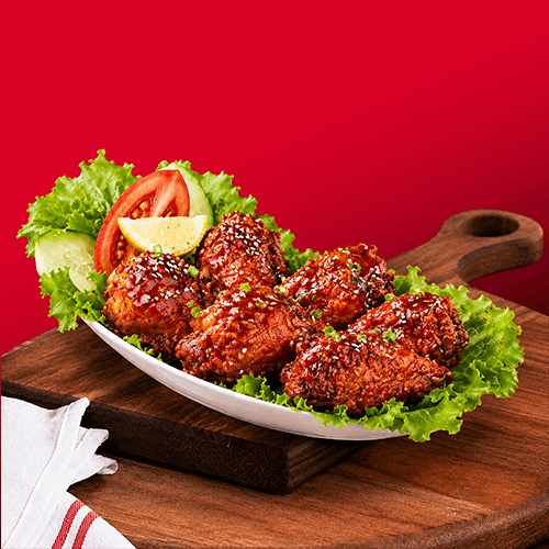 Spicy Korean Wings 6 PCs