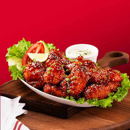 Spicy Korean Wings 6 PCs